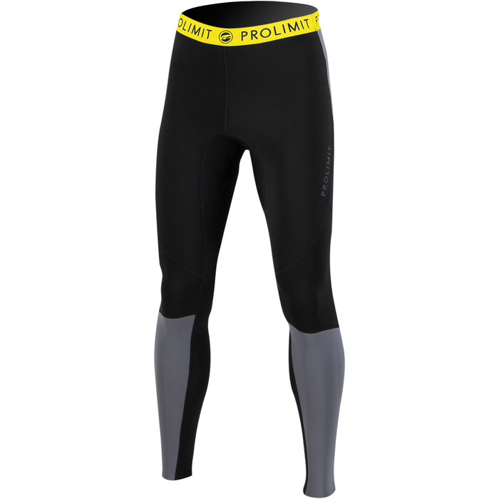 2023 Prolimit Mens Airmax 2mm Wetsuit SUP Trousers 14480 - Black / Dark Grey / Yellow